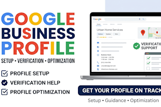 set up and optimize your google business profile with verification