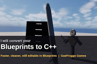 convert your unreal engine 5 blueprints to clean code