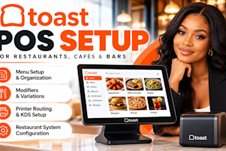 set up toast pos menus for your restaurant