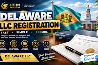 help with delaware llc registration and US business formation