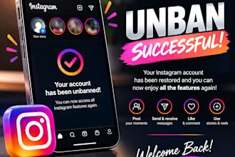 restore instagram page, ig profile unbanning issues
