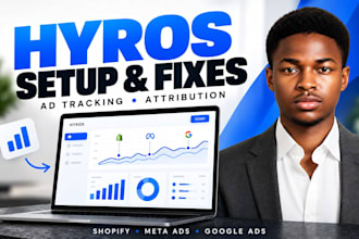 set up hyros tracking and fix ad attribution for shopify and funnels