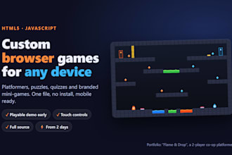 create a custom HTML5 browser game in javascript