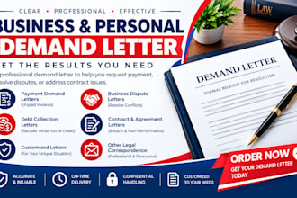 draft a professional demand letter for your situation