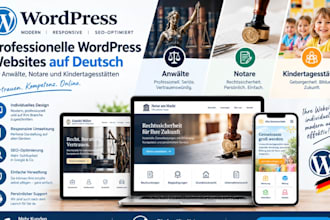 design german wordpress websites for attorneys, notaries, and daycares