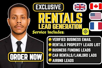 generate targeted rental leads, airbnb leads and property management leads