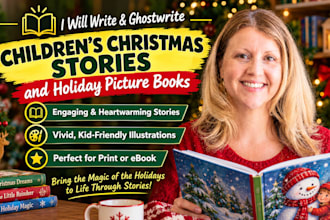 write and ghostwrite children christmas stories and holiday picture books