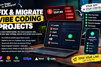 vibe coding lovable ai website saas mvp base44 expert supabase replit ai web app