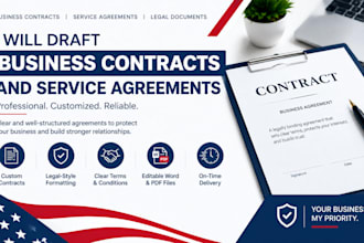 draft professional business contracts and service agreements