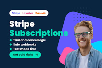 stripe subscription, stripe webhook lovable base44 billing payment integration