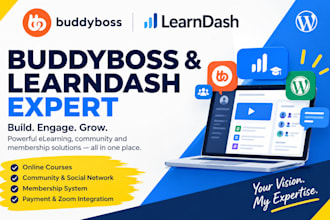 build buddyboss social network learndash lms and membership community website