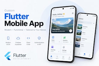 design a flutter app mvp