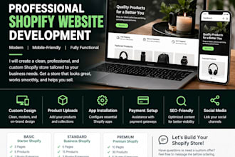 create and optimize shopify product listings and store content