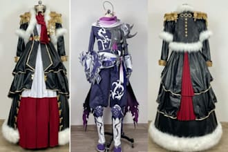 make custom cosplay costume fabric anime costume jacket cape outfit