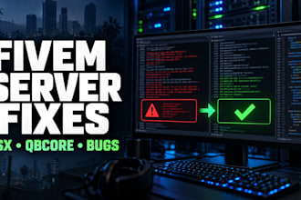 install and configure fivem resources, scripts, and server dependencies