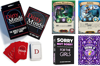 custom card game couple adult card game party card game drinking card game