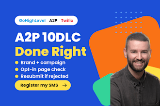 gohighlevel a2p 10dlc, gohighlevel brand campaign registration, twilio SMS