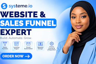 create systeme io landing page systeme io sales funnel systeme io website expert
