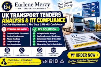 analyse UK transport tenders itt requirements and compliance for bid readiness