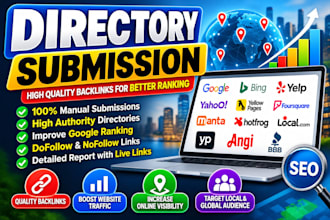 build local citations and directory listings upto 100 citations