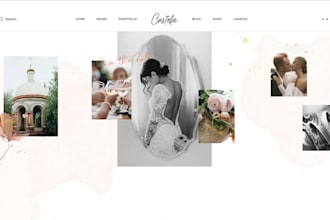 design wix event planner website corporate holiday party wedding event website