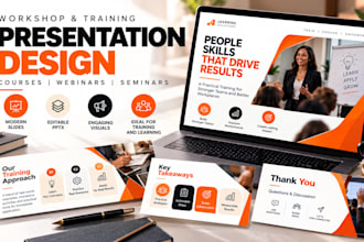 design workshop training presentation powerpoint for course webinar and seminars