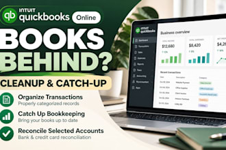 clean up and catch up your quickbooks online bookkeeping