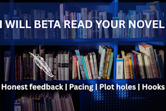 beta read your novel, webnovel, or fantasy manuscript with honest feedback