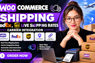 do woocommerce shipping, fedex, ups live shipping rates, carrier integration