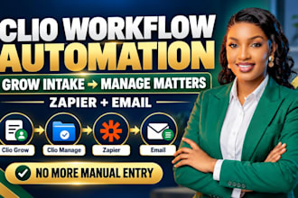 connect clio grow intake forms to clio manage matters zapier and email