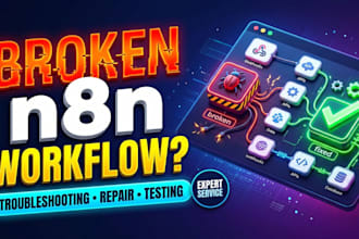 fix and troubleshoot your n8n workflow errors, failed nodes, n8n API error bugs