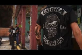 design a custom biker vest for your club mc fivem role play
