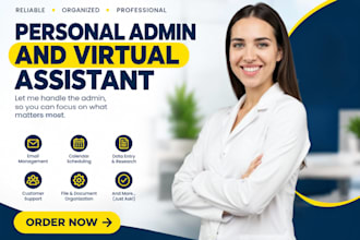 be your personal admin and virtual assistant