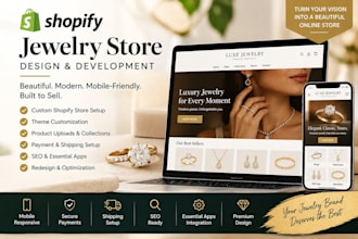 jewelry fashion store design necklace store jewelry shopify store design