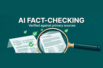 fact check your ai generated content against primary sources