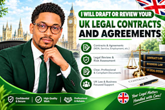 draft or review your UK legal contracts and agreements
