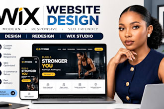 design or redesign wix website, wix studio wix online store wix ecommerce store