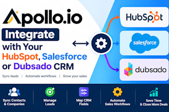 integrate apollo io with your hubspot salesforce crm dubsado