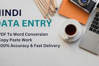 do fast hindi typing and data entry
