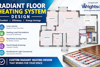 do a radiant floor heating design