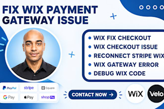 fix wix ecommerce checkout, payment and wix stores issues