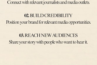 run a PR and media outreach campaign for your product