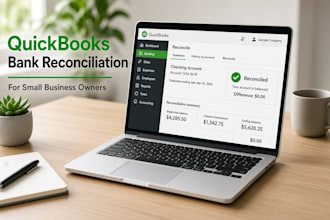 perform quickbooks bank reconciliation for small business owners