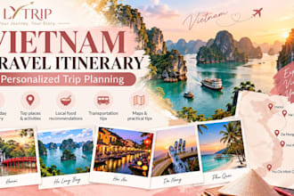create a personalized vietnam travel itinerary