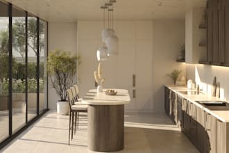 do 3d interior design and photorealistic rendering