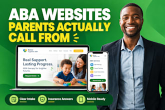 aba therapy website aba website design autism therapy site therapy website