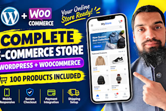 build a complete wordpress woocommerce e commerce store