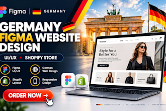 do german figma website design, germany ui ux, german shopify store