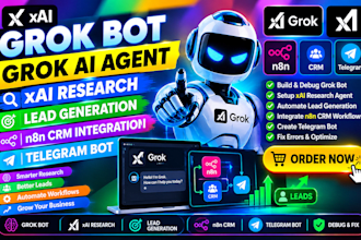 debug grok bot grok ai agent xai research lead generation n8n CRM telegram bot