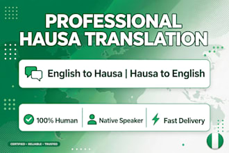 translate english to hausa and hausa to english